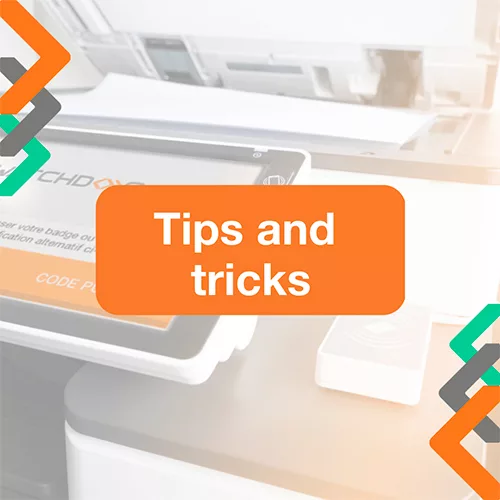 Tips and tricks for handling the equipment